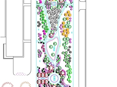现代办公景观 景观 施工图 办公工业景观