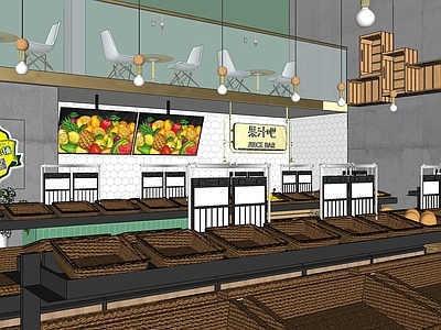 现代轻奢其他店铺 水果店