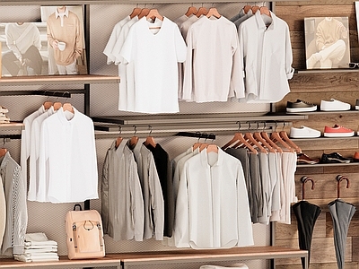 现代服装店 男装店 鞋店