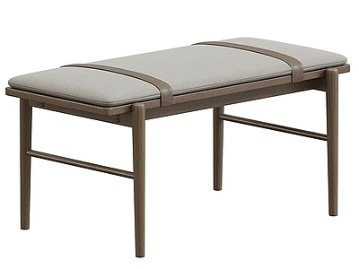 现代意式沙发凳 Minotti 米洛提 现代脚踏 凳
