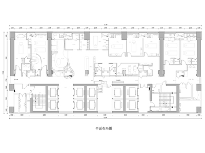 现代美容院 730㎡ SPA养生 施工图