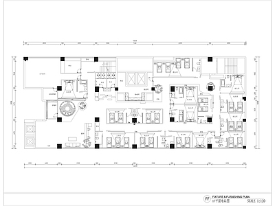 现代新中式足浴店 970㎡ 足道足疗 施工图