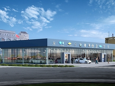 现代其他商业建筑 现代 4s店