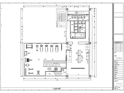 现代健身房 篮球 施工图
