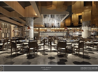 新中式中餐厅 现代艺术餐厅 梅兰芳艺术餐厅 施工图