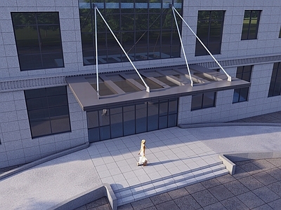 现代其他公共建筑 现代 大入口 钢结构