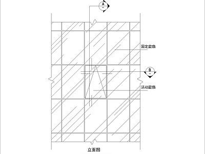 幕墙结构 某吊挂式玻璃幕墙 施工图