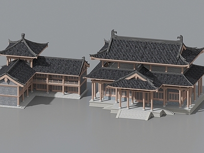 中式乡村民房 乡村民房 自建房 中式商业