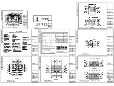 现代新中式公厕 乡村建设公厕建施 公共厕所 施工图