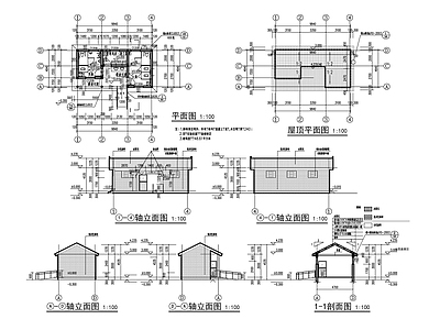 新中式公厕 公共厕所建施 施工图