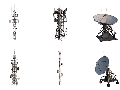 军事器材 天线 信号接收塔 雷达 无线电
