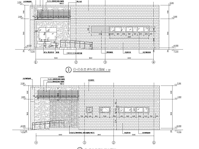 新中式公厕 公共厕 施工图