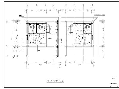 现代公厕 乡村特色公共厕所 施工图