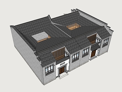 新中式其他商业建筑 商业 四合院