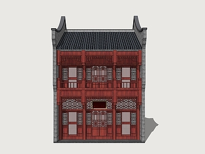 新中式其他商业建筑 商业 步行街 商业单体