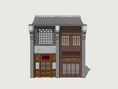 新中式其他商业建筑 商业单体 步行街