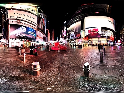 现代新中式城市HDR 城市夜景HDR 城市黄昏HDR