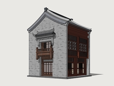 新中式其他商业建筑 商业单体 民俗步行街