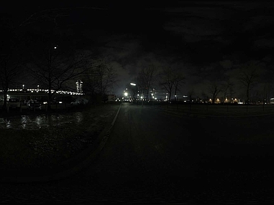 现代新中式城市HDR 城市夜景HDR 城市黄昏HDR