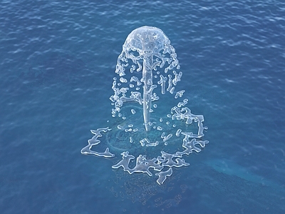 现代假山水景 喷泉 涌泉