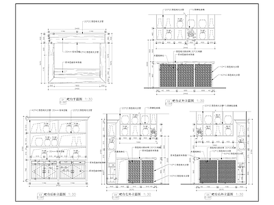 现代家具节点详图 创意 鹅卵石 施工图