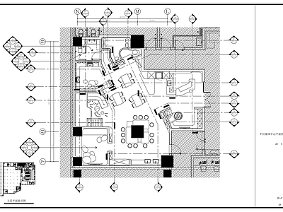 现代简约其他教育空间 儿童活动中心平面 培训班 兴趣班 施工图