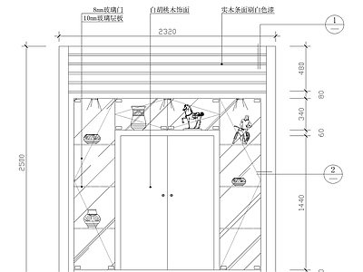 现代厨房 多套餐厅大样 施工图