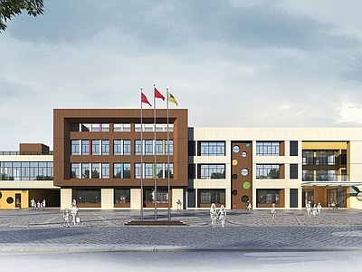 现代幼儿园建筑 12班 3800平米 施工图