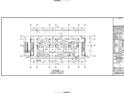 现代医院建筑 建筑 全 施工图
