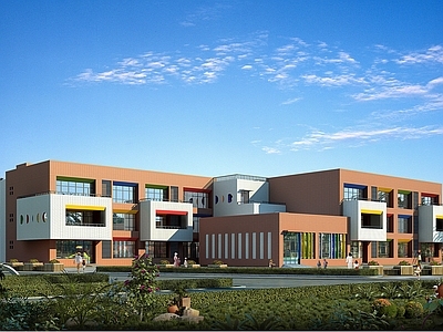 现代幼儿园建筑 12班 3480平米 施工图