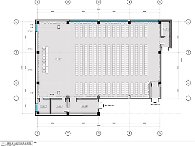 现代会议室 施工图