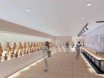 现代工业其他文化空间 佛像 唐卡 展厅