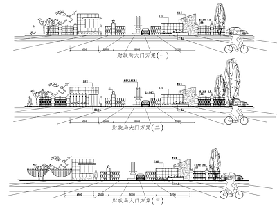 现代学校建筑 大方案大样图 施工图