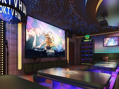 现代KTV 包间