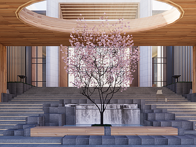 现代轻奢其他商业建筑 现代中海沿街商业
