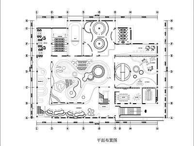 现代活动中心 儿童活动 施工图