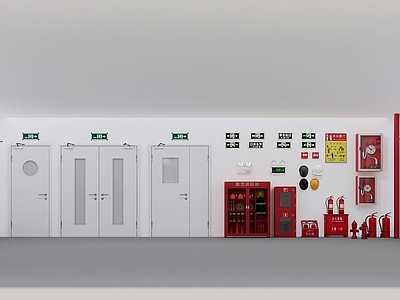 其他公用器材 现代消防门 微型消防站 灭火器 消防指示标志 消防栓消防管