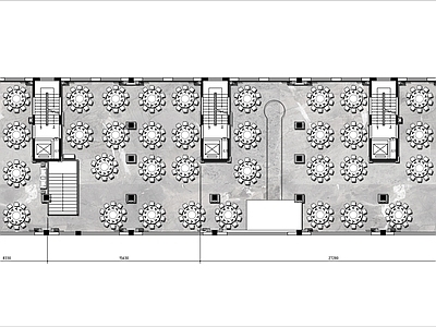 现代新中式中餐厅 陇南 海鲜餐厅 宴会厅 施工图