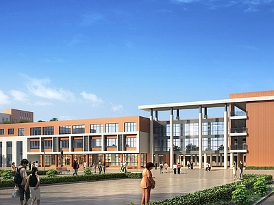 现代学校建筑 实验大楼 138班 21425平米 施工图