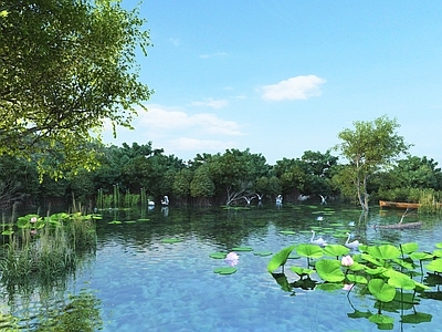 现代其他景观 自然水景