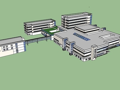 现代医院建筑 市医院 养老院 县城医院