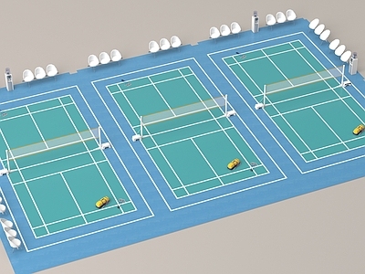现代其他体育空间 羽毛球场