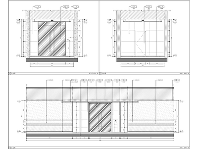 现代办公室 经济产业园 装修 施工图