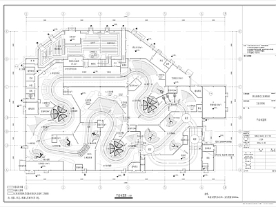 新中式其他休闲娱乐空间 轨道乘骑项目 西游记三打白骨精 施工图