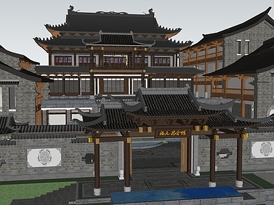 中式多层住宅 某别墅