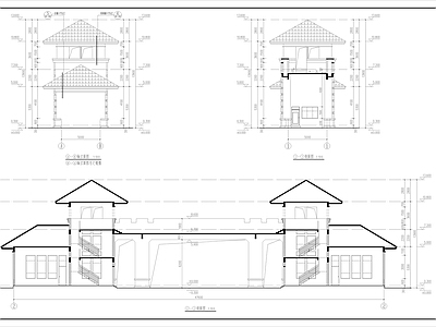 现代学校建筑 大 施工图