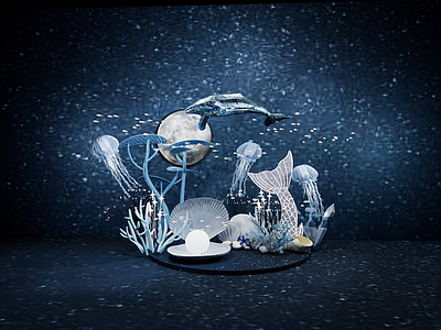 现代滨水景观 海洋 海底世界