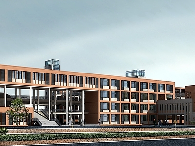 现代学校建筑 56班小学 15000平米 施工图