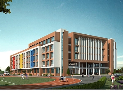 现代学校建筑 36班小学教学楼 施工图