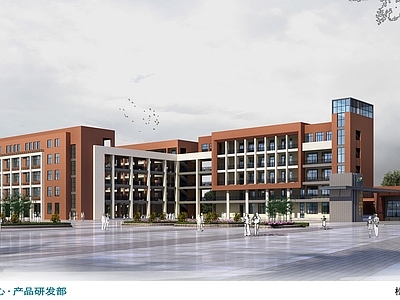 现代学校建筑 24班小学教学楼 10100平米 施工图